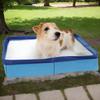 Pet Bath Pool PVC Foldable Dog Bath Tub Square-Shaped Anti-Slip Save Space Pet Puppy Bathing Tub for Home Yard Garden Outdoor
