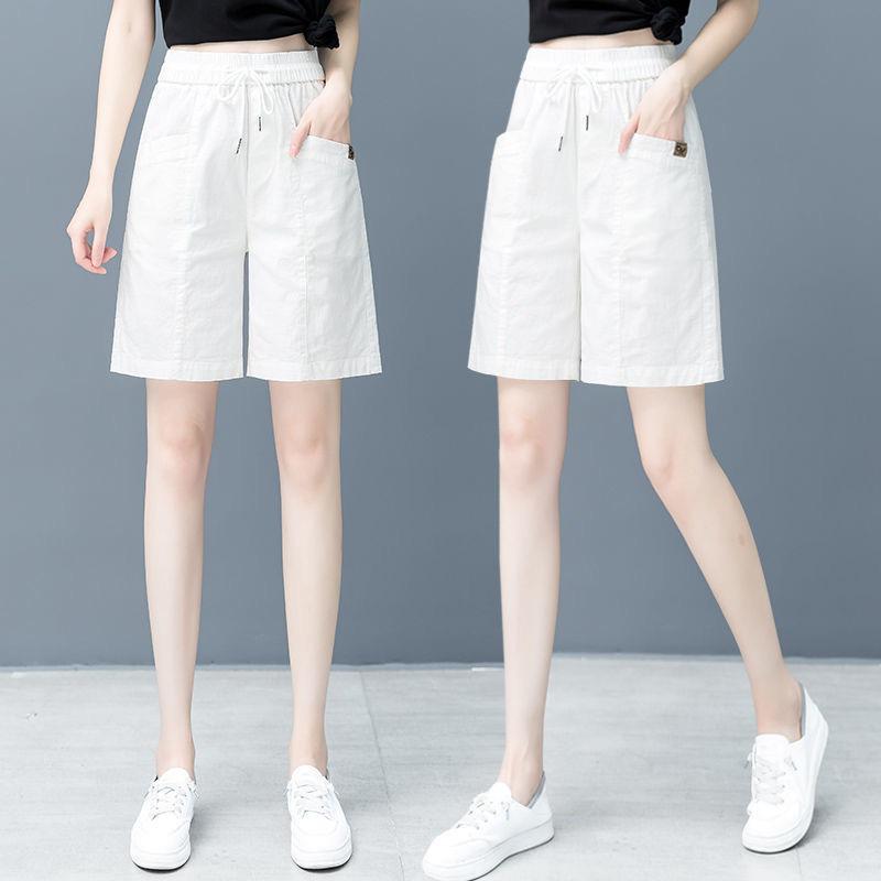 Women's Summer Wide-Leg Five-Point Shorts: Loose Fit, Plus Size, Flattering for All Figures, Versatile Casual Wear