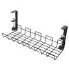 Wire Basket Shelf Under Table Storage Rack Wire Desk Cable Under Management Tray Cord Organizer Rack Wire Cable Shelf Basket