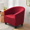 Solid Color Spandex Sofa Cover Relax Stretch Single Seater Club Couch Slipcover for Living Room Elastic Armchair Protector Cover