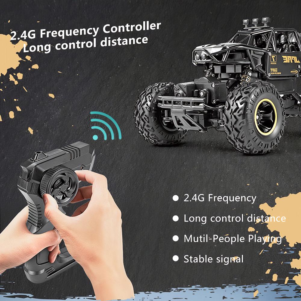 1/16 Off-Road Buggy Alloy RC Car 2.4GHz 4WD 15km/H High Speed Climbling Car