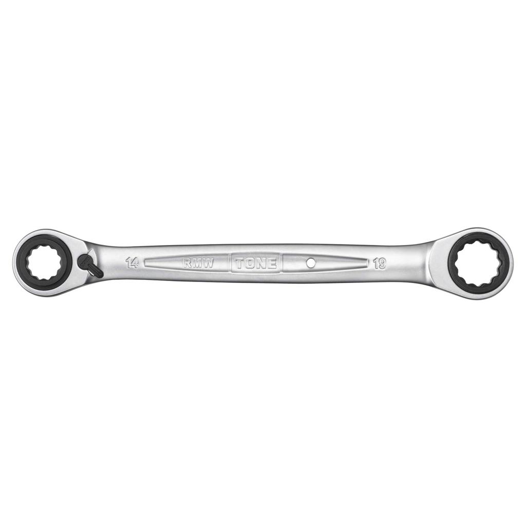 TONE 4WAY Ratchet Box Wrench Width Across Flats 14 X 17 X 18 X 19 Mm HPRMW-1419