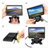 7 Inch Back Up Car Monitor with Sunshade Reversing Camera Screen Rotating HD LCD