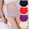 Large Size Lace High-Waist Stretchy Women Panty Comfortable Pure Cotton Crotch Plus Size Underwear Briefs 90-210g