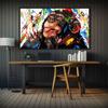 Graffiti Cute Monkey Canvas Painting Colorful Printed Poster and Prints Painting Wall Pictures For Living Room Home Decorations