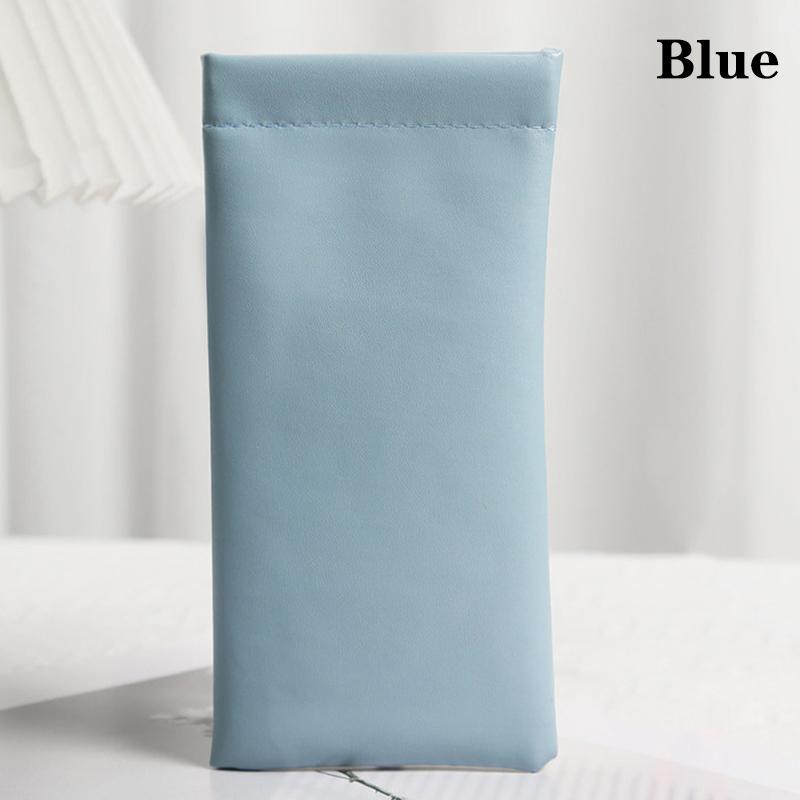 Pu Leather Glasses Storage Bag Automatic Closed Sunglasses Case Waterproof Pouch Glasses Protective Cover Eyewear Storage Bag