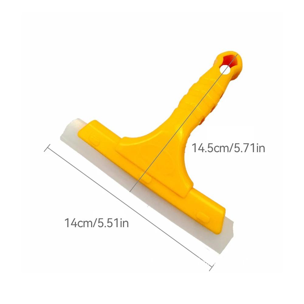 Rubber Scraper Blade Shovel Handle Window Tint Glass Wash Cleaning Tool Carbon Film Wrapping Car Squeegee Car Winter Accessories