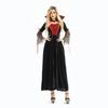 Halloween Costume Adult Death Robe Witch Costume Witch Club Queen Diablo Gothic Dress