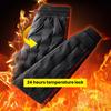 Autumn Winter Down Pants Elastic Waist Drawstring Solid Color Thickened Warm Pants Windproof Snow Warm Cotton Pants