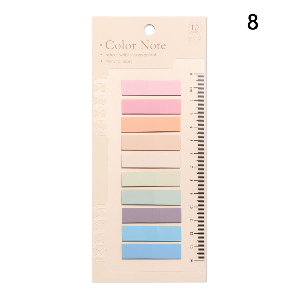 Bookmark Office Supplies Tab Strip Index Flags Sticky Notes Memo Pad Paster Sticker Loose-leaf