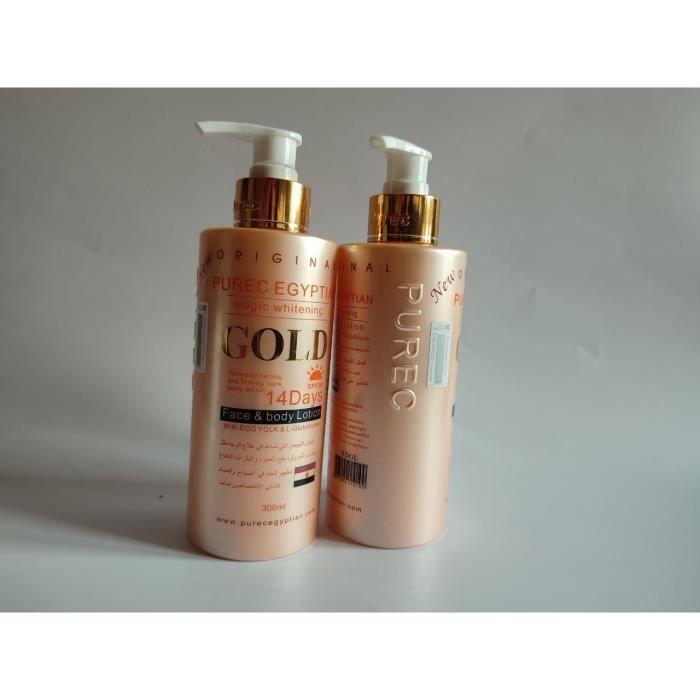 Lait Concentré - Purec - Pure Egyptian Gold - 300ml - Anti-tâches - Éclaircissant Et Unifiant