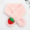 Thick Children Scarf Soft Cold-Proof Collar High Quality Bear Cross Scarf  Autumn Winter