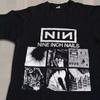 Summer New Nine Inch Nails Shirt NIN Men Women T Shirt Cotton T-shirts Street Men's T-Shirt Casual Crew Neck Unseix Top Summer