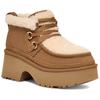 UGG Cow Split Leather Fashion Casual Short Boots Women Boots Chestnut 1167772-CHE