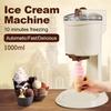 Ice Cream Machine Fully Automatic Mini Fruit Ice Cream Maker for Home Electric DIY Kitchen Household Use Fruit Dessert Machine