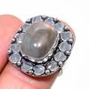 Labradorite Gemstone 925 Sterling Silver Jewelry Ring Size 7