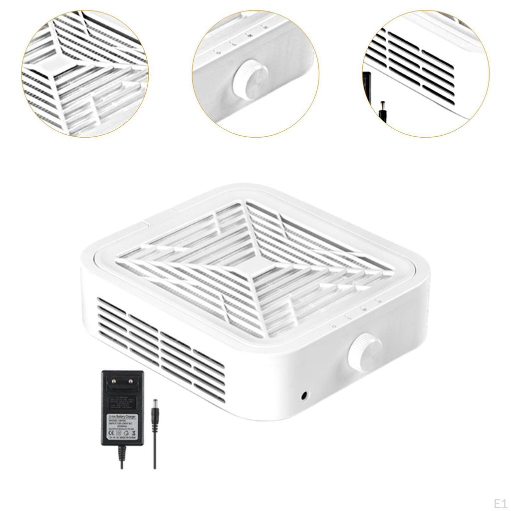 Nail Dust Vacuum Cleaner Professional 120W Fan Extractor Collector