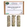 Bless-International Himalayan-Sage-Mullein-Nettle-Incense Premium-100%-Natural-and-Organic Handcrafted-4-Inches-Long