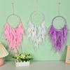 Feather Dream Catcher Handmade Ornament Birthday Gift Bedroom Hanging Decorations