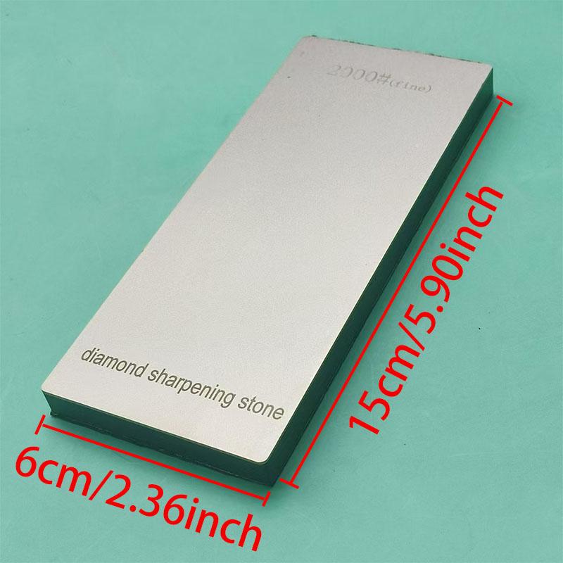Diamond Sharpening Stone Knife Sharpener Hard Base Non-slip Grit 240-2000# Diamond Tools Fine Grinding Whetstone