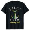 2025 Amazing Tees Male T Shirt Casual Oversized Essential Salty Crew Women Classic Tshirt Men Black T-shirts Graphic Streetwear