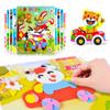 5Pcs 3D EVA Foam Sticker Puzzle Game DIY Cartoon Animal Learning Education Toys For Children Kids Multi-patterns Styles GYH