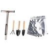 Soil Sample Probe Stainless Steel T Handle Soil Test Kits with 4 Reusable Sample Bags 3 Garden Tools