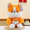 Animal Toy Plush Cartoon Fox Corgi Stuffed Doll Girl Children Gift Birthday