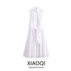 Fashion Style 2024 Spring New Arrival Women's Stylish Tied Poplin Shirt Style Dress 2766924 250