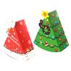 Christmas Candy Boxes Tree Shaped Candy Packaging Box Small Paper Treat Gift Boxes for Christmas New Year Party Supplies