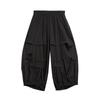 Black Plus Size Vintage High Waist Casual Loose Summer Wide Leg Pants Women Trousers