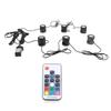 RGB Pond Lights with Timer LED Submersible Underwater Colorful Landscape Spotlight Remote Control