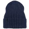 Norval Merino Hat Beanie, Unisex Navy Cap