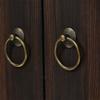 2pcs Circular Single Hole Drawer Handles, Cabinets, Wardrobe Handles,Vintage Alloy Handles