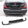 For Mercedes Benz E-Class W211 E55 E63 AMG Sedan 4-Door 2002-2006 Carbon Fiber Car Rear Bumper Lip Diffuser Spoiler Body Kit