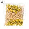 Salad Sandwich Toothpicks Food Fruit Cocktail Decor Bamboo Picks Handmade Toothpicks Fruit Sticks