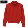 Red 00A P16084V00791 Cashmere High Neck Knit Tops 38 RedUsed