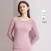 Women's Wool Thermal Underwear Set - Thickened Brushed Edge for Autumn and Winter Warmth
