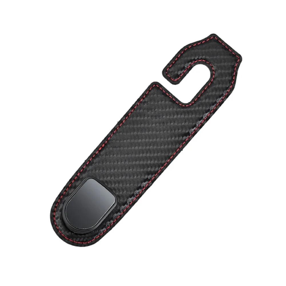 Car Hooks Tools Seat Judgets Leather Suede Auto Back Seat Headrest Hooks Storage Hanger Upgrade Automotive Interior Accessories