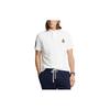 Polo SS24 Three Pony Logo Embroidered Slim Fit Short Sleeve Polo Shirt Men Tops White MNPOKNI1N822705-100