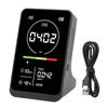 4 In 1 Air Quality Detector CO2 TVOC Temperature Humidity Tester with Sound Reminder for Home Greenhouse Car