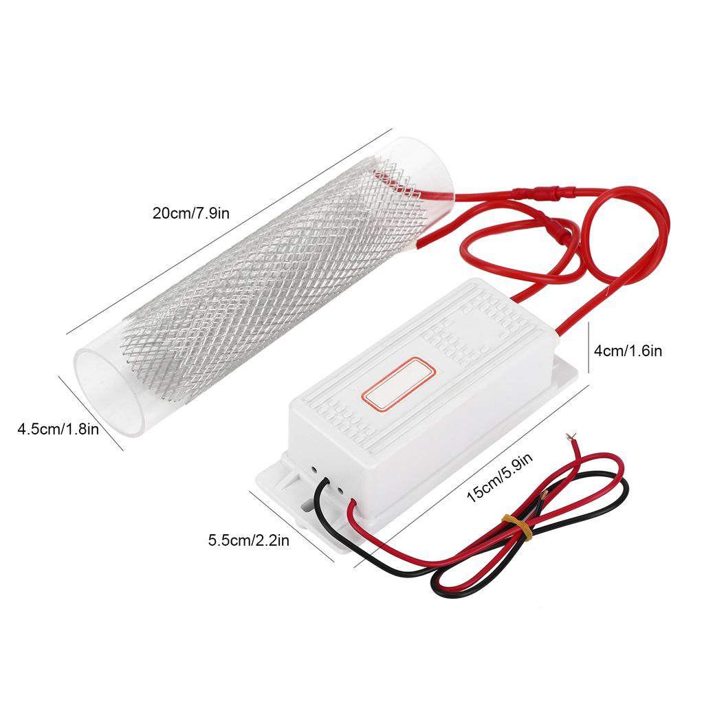 20g Mini Generator Tube Purifier Ozonator Accessories for Refrigerator Home Appliance Tube Purifier Ozonator