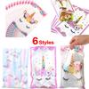 30/20/10 Pcs Gift Bags Unicorn Plastic Candy Bags Kids Birthday Unicorn Theme Party Festival Decoration Biscuit Bag Pouch