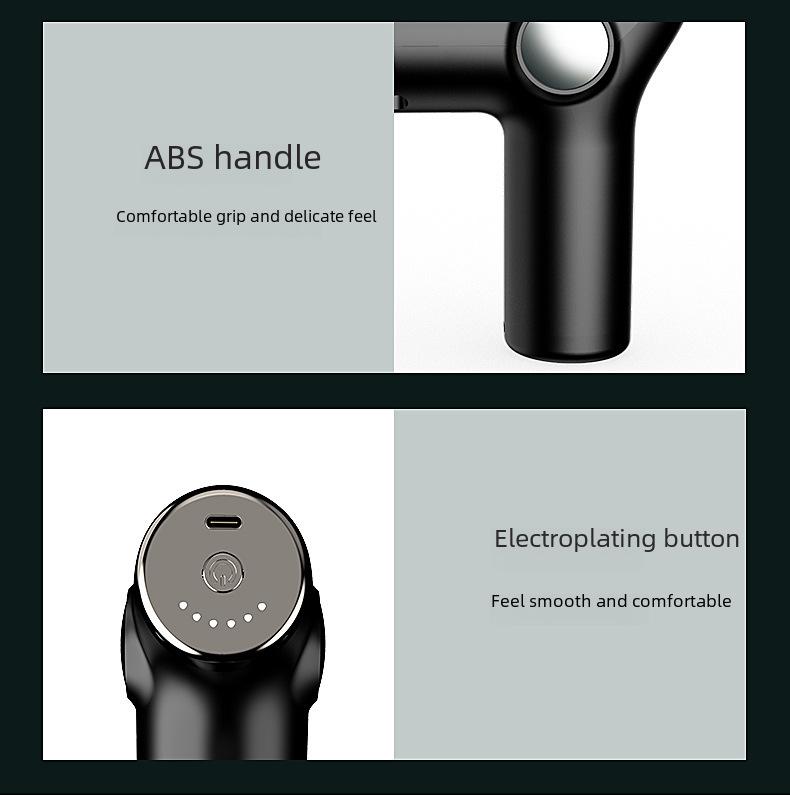 Mini LCD Portable Muscle Massage Gun for Health and Fitness