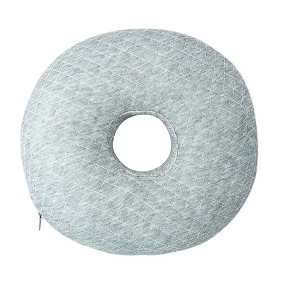 Подушка для пирсинга уха для спящих на боку Мягкая подушка-пончик с отверстием для облегчения боли в ухе, пролежней O-образная подушка для сна на боку для взрослых