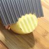 Kitchen Stainless Steel Wave Potato Slicer Onion Carrot Chips Cutter Tool