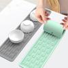 Silicone Dish Drying Mat Storage Sink Kitchenware Protection Mat  Anti Slip Sink Tray Countertop Mat Organizer Bathroom Gadget