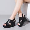 2024 New Summer Women's Sandals Fashion All-match Wedge Heel Female Casual Open Toe Sandales Roman Platform Women Sandalias Shoe