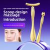 T-shaped Eye Cream Stick, Eye Cream Introduction Massage Stick, Metal Massage Stick, Eye Beauty Tool, Eye Beauty Instrument