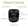 Dual USB Car Charger Bluetooth 5.0 Car Kit FM Transmitter Audio MP3 Player Autoradio Handsfree Charger 3.1A Fast Charger